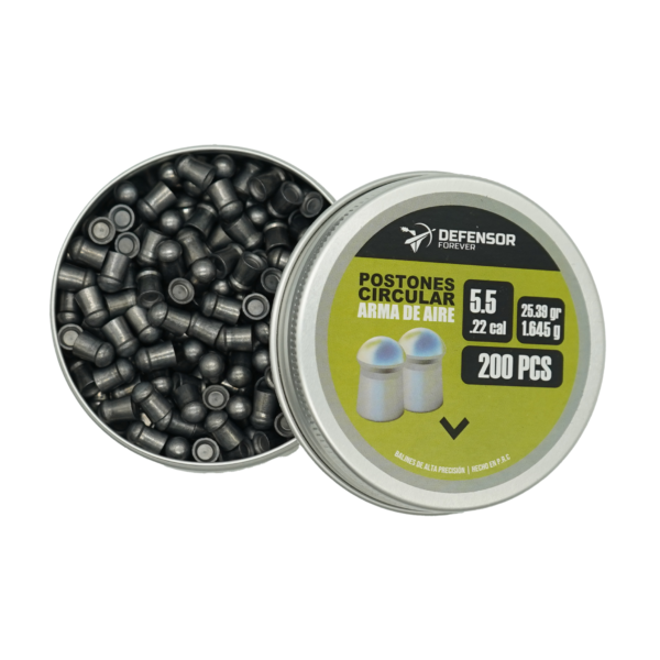 Postones Defensor domed 5.5mm 25.39gr 200 pcs
