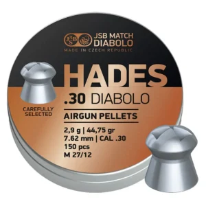1200 (2) Poston JSB Hades .30 150 unidades