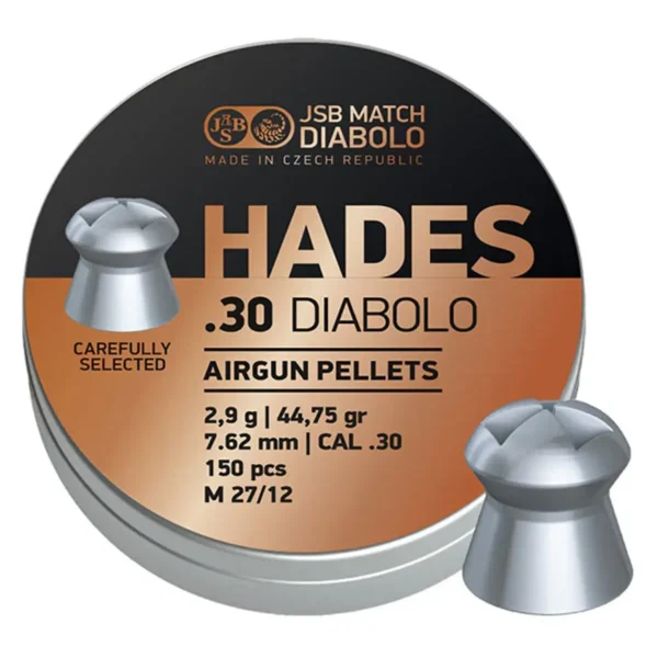 1200 (2) Poston JSB Hades .30 150 unidades