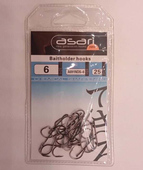 Anzuelo Asari BaitholderHooks Size #6